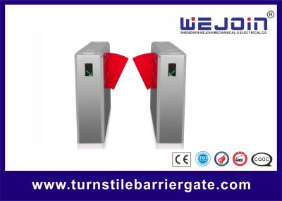 China Half Height Safety Access Control Turnstile Gate Flap Barrier Gate for sale