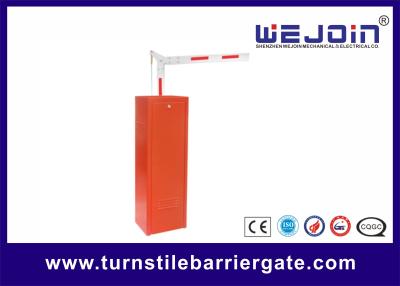 China AC220V Parking Barrier Gates With Aluminum Alloy Motor and Red Color Cabinet for sale