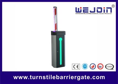 China Automatic Car Park Barrier Gate with Protective Rubber and LED Traffic Light Boom for sale