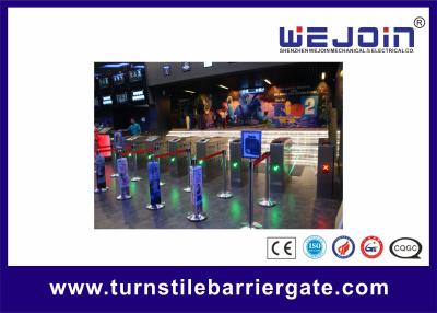 China Automatic Flap Barrier with Ticket System Used in Cinema for sale