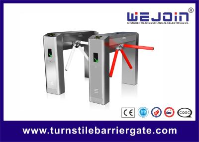 China Safety Controlled Access tripod turnstile gate Double Direction 220V 110V for sale