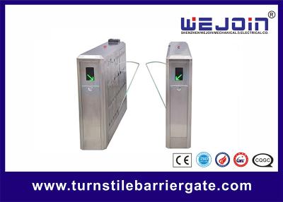 China Intelligent access high speed retractable flap turnstile barrier gate for sale