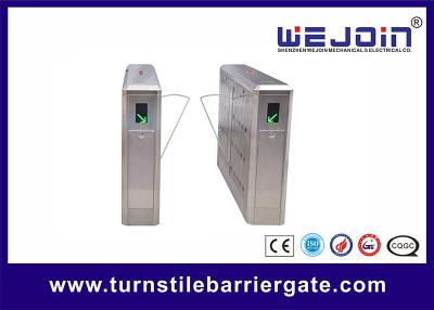 China Metro Station Flap Barrier Gate Automatic Single / Double Core 12 Months Warranty for sale
