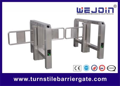 China Portable Single Bridge type Swing Barrier Gate for Pedestrian , Supermarket Swing Gate for sale