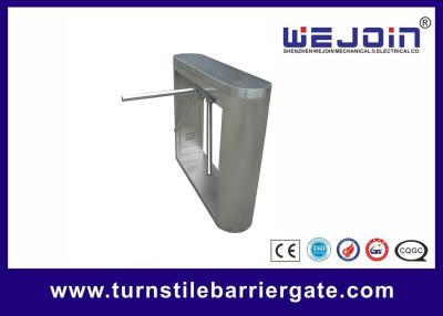 China Disable Person Waist Height Turnstile , 490mm Pole Automatic Gate Barrier System for sale