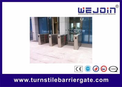中国 110V Stainless Steel Full-automatical Flap Barrier Gate With Auti-collision function 販売のため