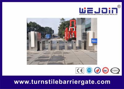 China card reader access control Flap Barrier , flap barrier with anti-reversing passing Flap  Barrier, à venda
