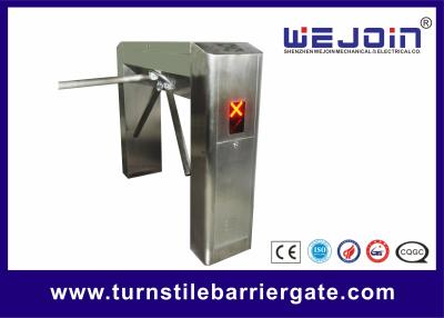 China Waist Height Pedestrian Access Control Turnstile Gate Double Direction With ESD Tester for sale
