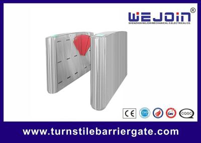 China Stainless Steel flap gate barrier security entrance rfid card reader for sale