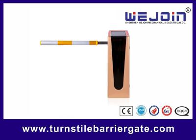 China Flashing Gold Vehicle Boom Parking Barrier Gate Operator For Car Parking System for sale