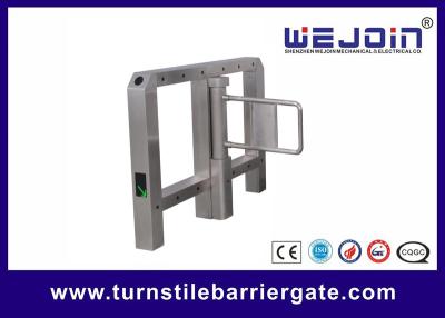 China Anti Pinch SS304 RFID Face Recognition Swing Gate 500mm Arm for sale