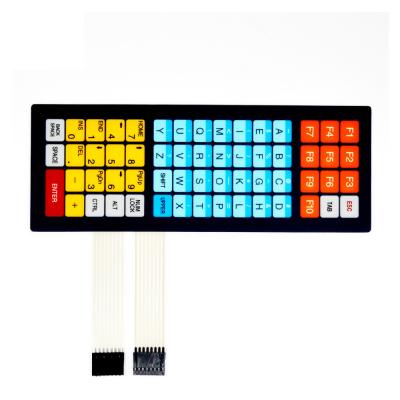 China PET Plastic Silicone Membrane Keyboard Switch IP65 IP68 Plastic Drop Crystal for sale