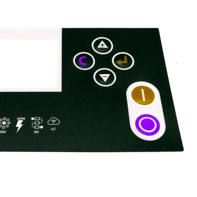 China ROHS PET Membrane Switch Keypad Embossing Swell Button Membrane Button Panel for sale