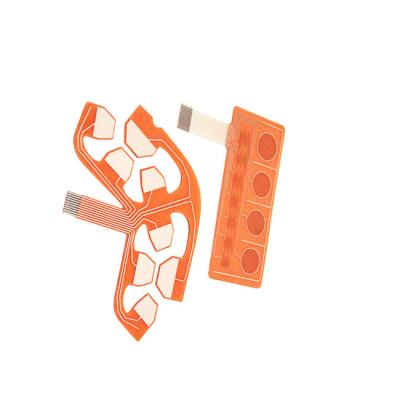 China Orange Capacitive Membrane Switch PET PC PVC Button Film Touch Sensor Panel for sale