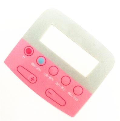 China Waterproof Membrane Switch Pad 100ma Film Membrane Keypad With Led for sale