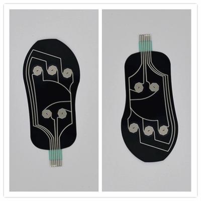 China Silver Membrane Switch Circuit Panel Keypad Tail Tape PET Metal Dome Pcb Switch for sale
