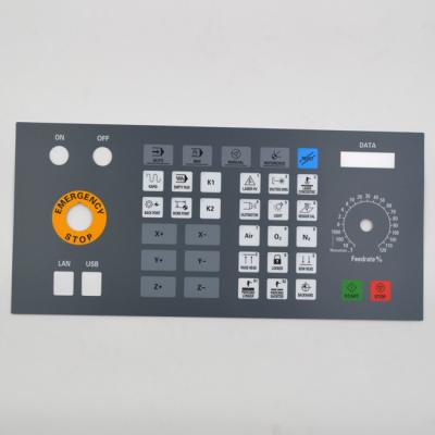 Chine Machine recouverte graphique de commande numérique par ordinateur de Front Panel Overlay d'ANIMAL FAMILIER de membrane imperméable à vendre