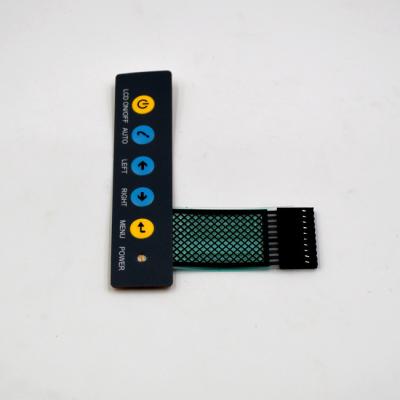 Chine Panneau de relief par bouton poussoir de contact à membrane autour de PVC de dôme en métal de LED à vendre
