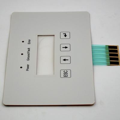 中国 PCペットLEDバックライトの膜スイッチ フィルムのキーパッドのパネルVHB Adhesivie 販売のため