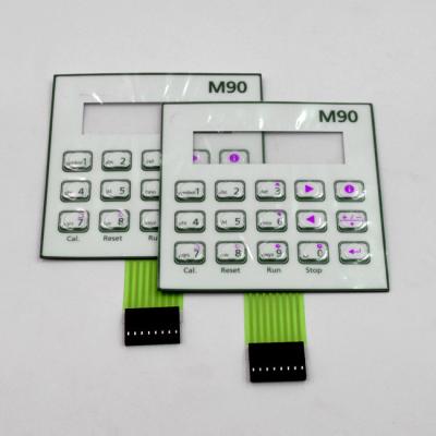 China Capa gráfica de encargo 3M Adhesivie Crystal Drop Plastic Switch Panel de Fpc en venta