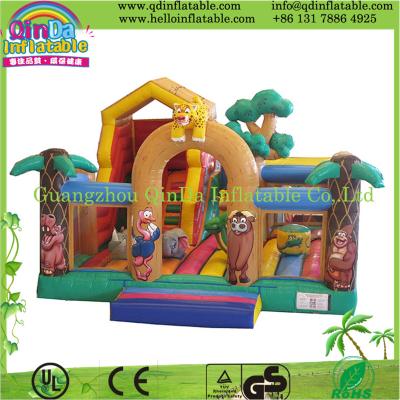 China Guangzhou QinDa Inflatable bouncy house catle for sale