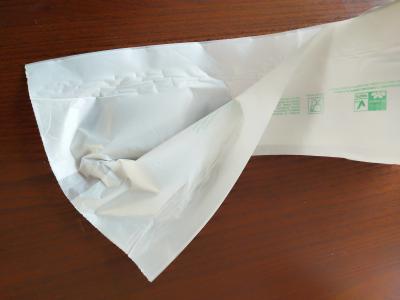 China Tipo selado padrão dos sacos de mantimento da cor da natureza estrela plástica biodegradável do EN 13432 à venda