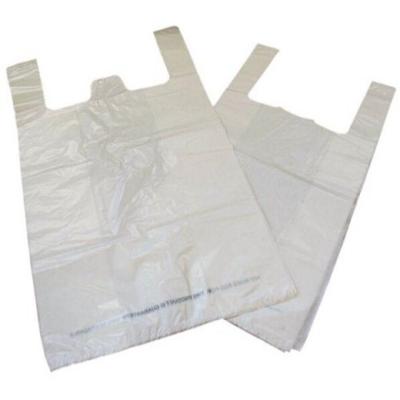 Chine Cent pour cent de × en plastique biodégradable des sacs à provisions 55 taille de 28 + de 16 cm à vendre