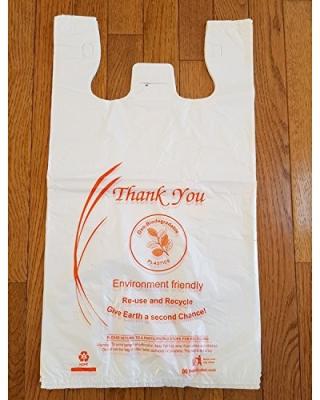 China Reusable Biodegradable Plastic Shopping Bags Good Insulating Property With Logos for sale