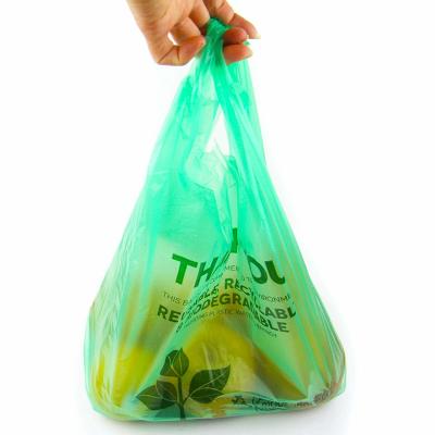Китай Хозяйственные сумки 40% био основанные Биодеградабле пластиковые, полиэтиленовые пакеты Эко дружелюбные продается