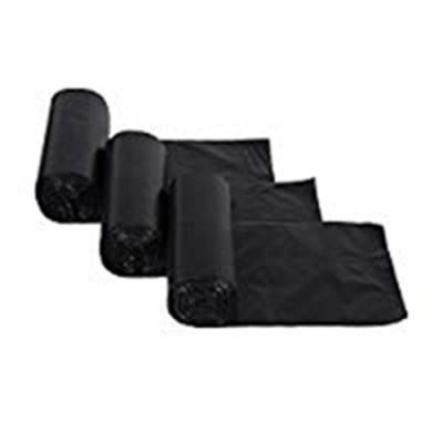 China Black Compostable Kitchen Waste Bags , Waterproof Biodegradable Litter Bags for sale