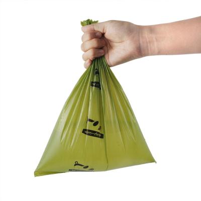 China EN13432 Biodegradable Pet Waste Bags One Or Two Color Printing OEM Service for sale