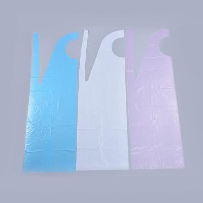China Lightweight Disposable Plastic Aprons Good Insulating Property 65 X 100 Cm for sale