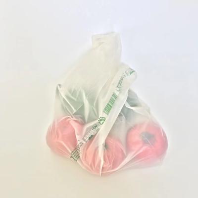 China Flat 100% Biodegradable Food Packaging Bags EN13432 Semi - Transparent for sale