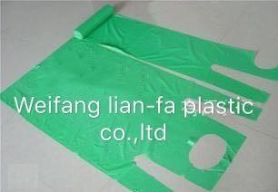 China Food And Medical Compostable Plastic Apron Roll EN13432 for sale