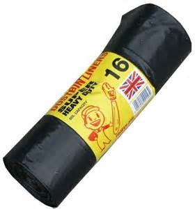 China Cornstarch 100% Compostable Black Garbage Bags for sale