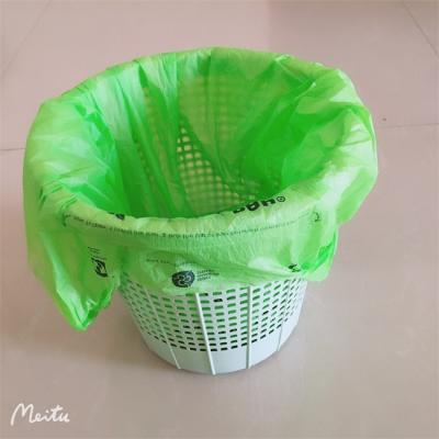 China Custom Green Biodegradable Garbage Bags for sale
