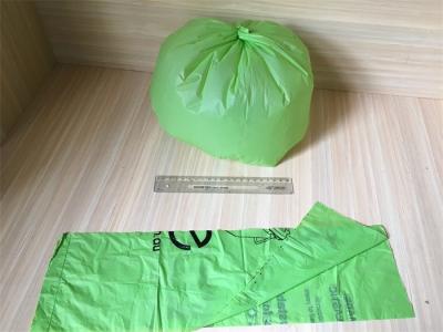 China Cornstarch Made Heavy Duty Bin Bag 100% Biodegradable Compostable for sale