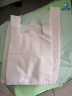 China Biodegradable Plastic T Shirt Bag Compostable 11micron 200mic for sale