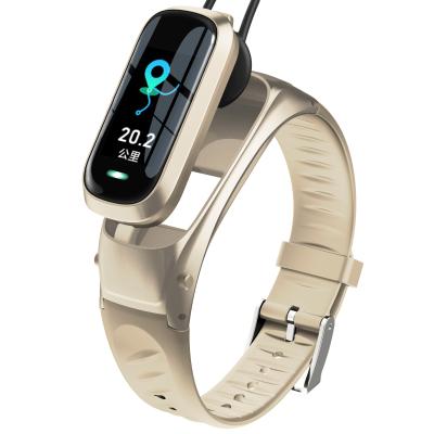 China B6 NFCHealth Monitoring Smartwatch with bluetooth earphone 0.96 Inc TPU for sale
