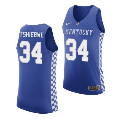 China Adult'S NCAA Oscar Tshiebwe Kentucky Wildcats Basketball Jersey for sale