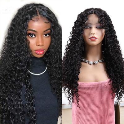 China T Part Curly Lace Front Wigs Human Hair Wigs for sale