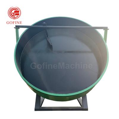 China Bentonite Humic Acid Pig Manure Organic Fertilizer Disc Granulator 1-2T/H for sale
