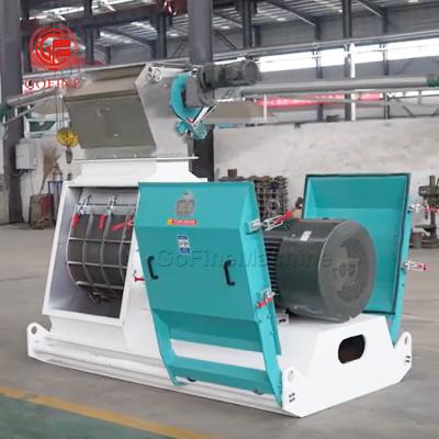 China Hammer Mill Feed Grinder Feed Processing Plant Machine 22kw for sale