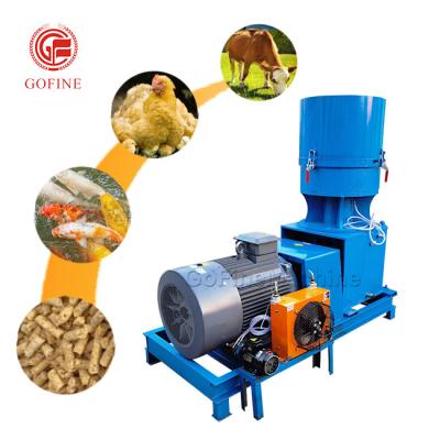 China Máquina de pellets para alimentos para peixes e frangos pequenos Máquina de processamento de alimentos para animais à venda