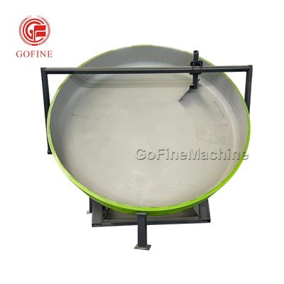 China 3-8mm Granule Size Pan Disc Organic Fertilizer Granulator Fertilizer Making Machine for sale