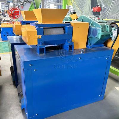 China 150mm Width double roller granulator machine 1-2T/H Ammonium Sulphate Compact Fertilizer Production Plant à venda