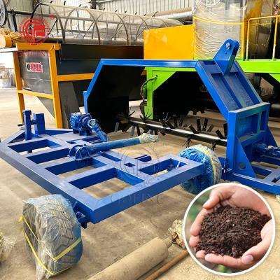 China Pull-type Compost Windrow Turner Fertilizer Production Equipment For Agriculture High Production Capacity for sale