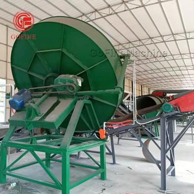 China Línea de producción de fertilizantes granuladores de disco de capacidad 3-5T/H con fabricación de gránulos en venta