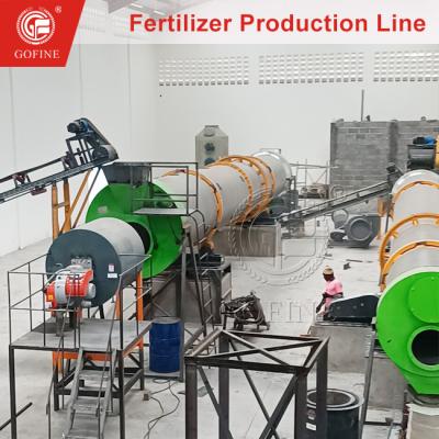 China 1 Ton/h NPK Granulator Organic Fertilizer Production Line Compound Manufacture Plant à venda