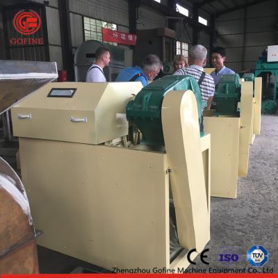 China Small Power Double Roller Granulator Roller Extrusion Granulation For Fertilizer Machine for sale